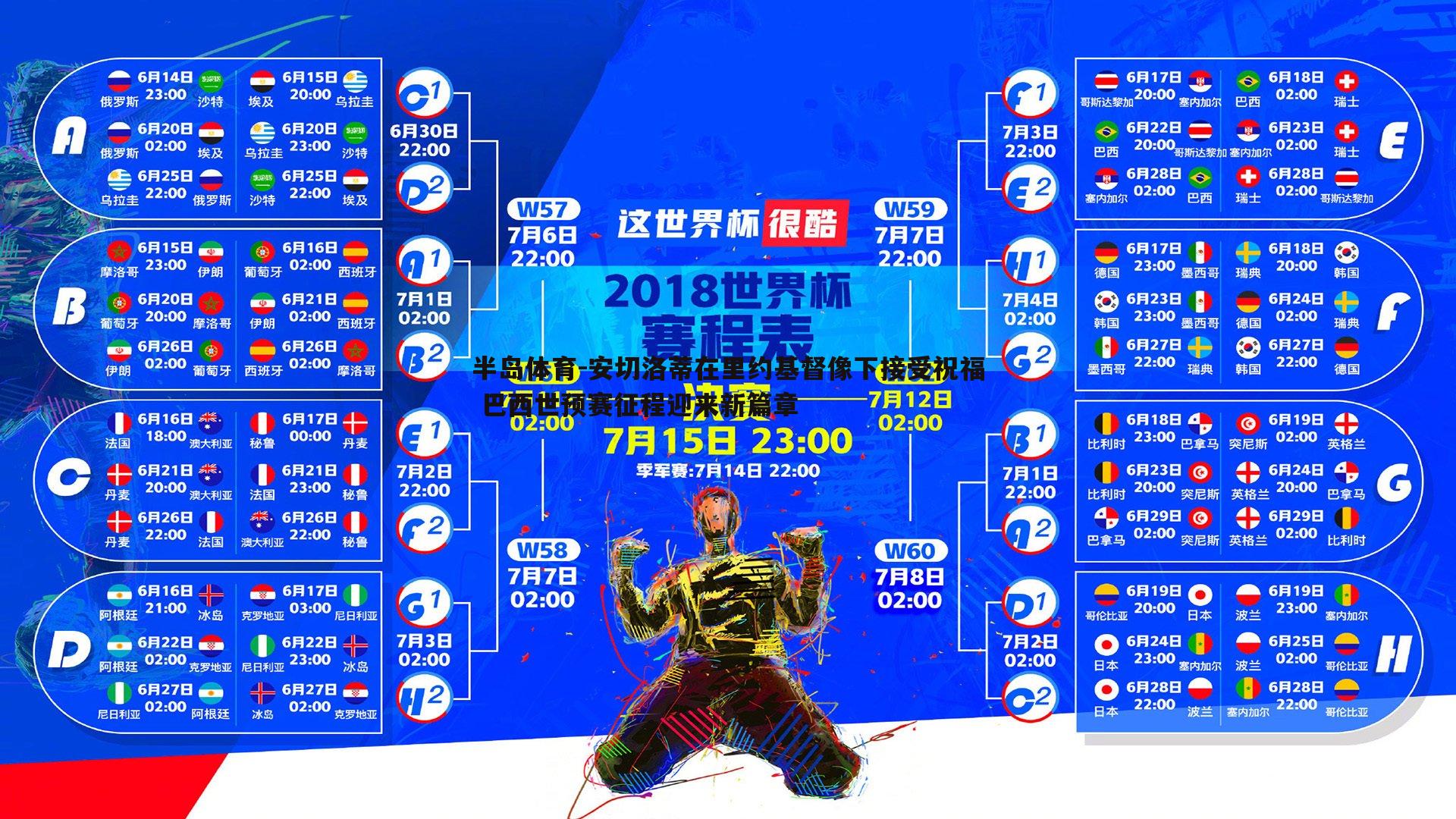 安切洛蒂在里约基督像下接受祝福 巴西世预赛征程迎来新篇章
